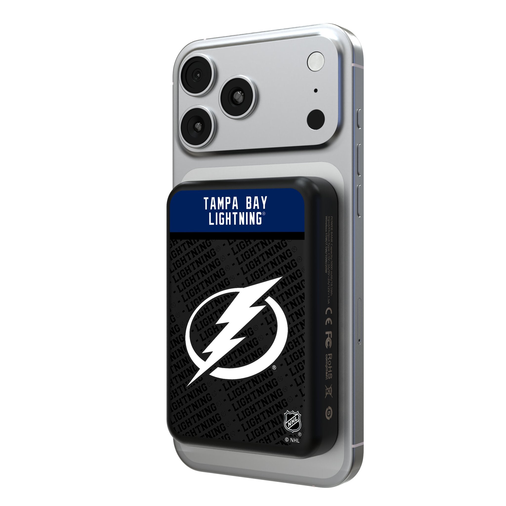 Tampa Bay Lightning Endzone Plus Wireless Mag Power Bank