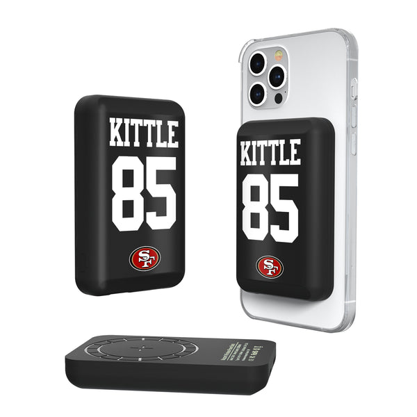 George Kittle San Francisco 49ers 85 Ready Wireless Mag Power Bank