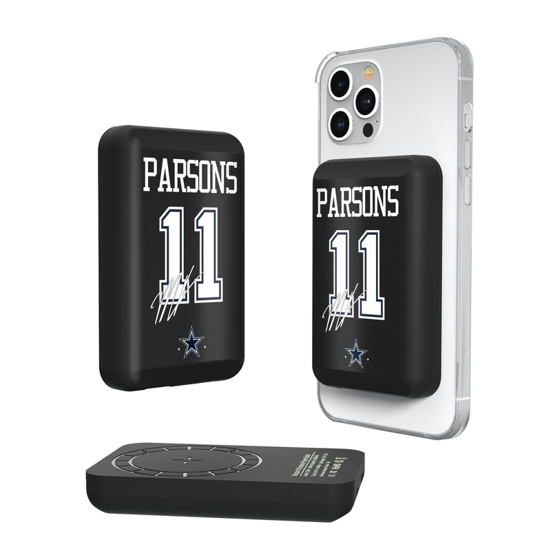 Micah Parsons Dallas Cowboys 11 Ready Wireless Mag Power Bank