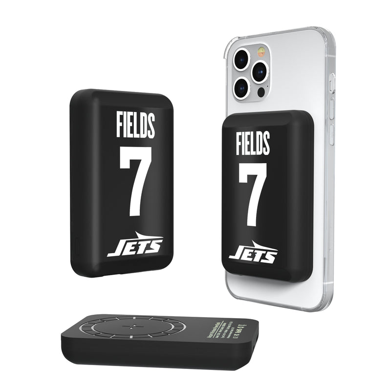 Justin Fields New York Jets 7 Game Tactic Wireless Mag Power Bank