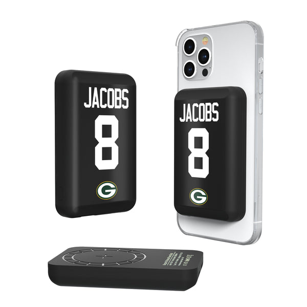 Josh Jacobs Green Bay Packers 8 Ready Wireless Mag Power Bank