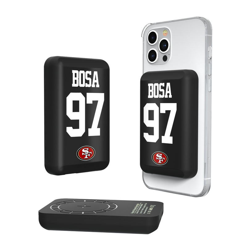 Nick Bosa San Francisco 49ers 97 Ready Wireless Mag Power Bank