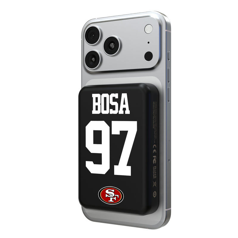Nick Bosa San Francisco 49ers 97 Game Tactic Wireless Mag Power Bank