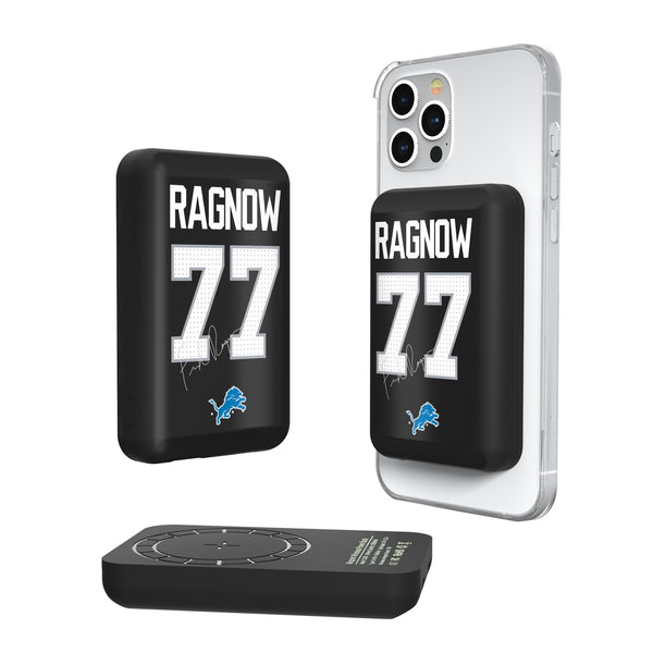 Frank Ragnow Detroit Lions 77 Ready Wireless Mag Power Bank