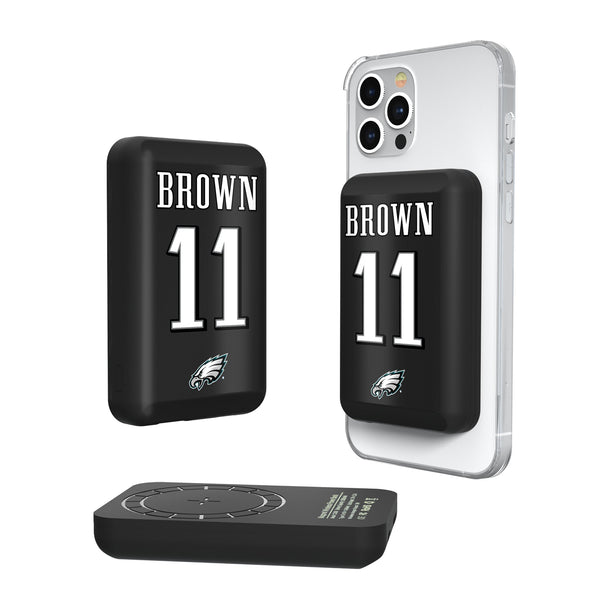 A.J. Brown Philadelphia Eagles 11 Ready Wireless Mag Power Bank