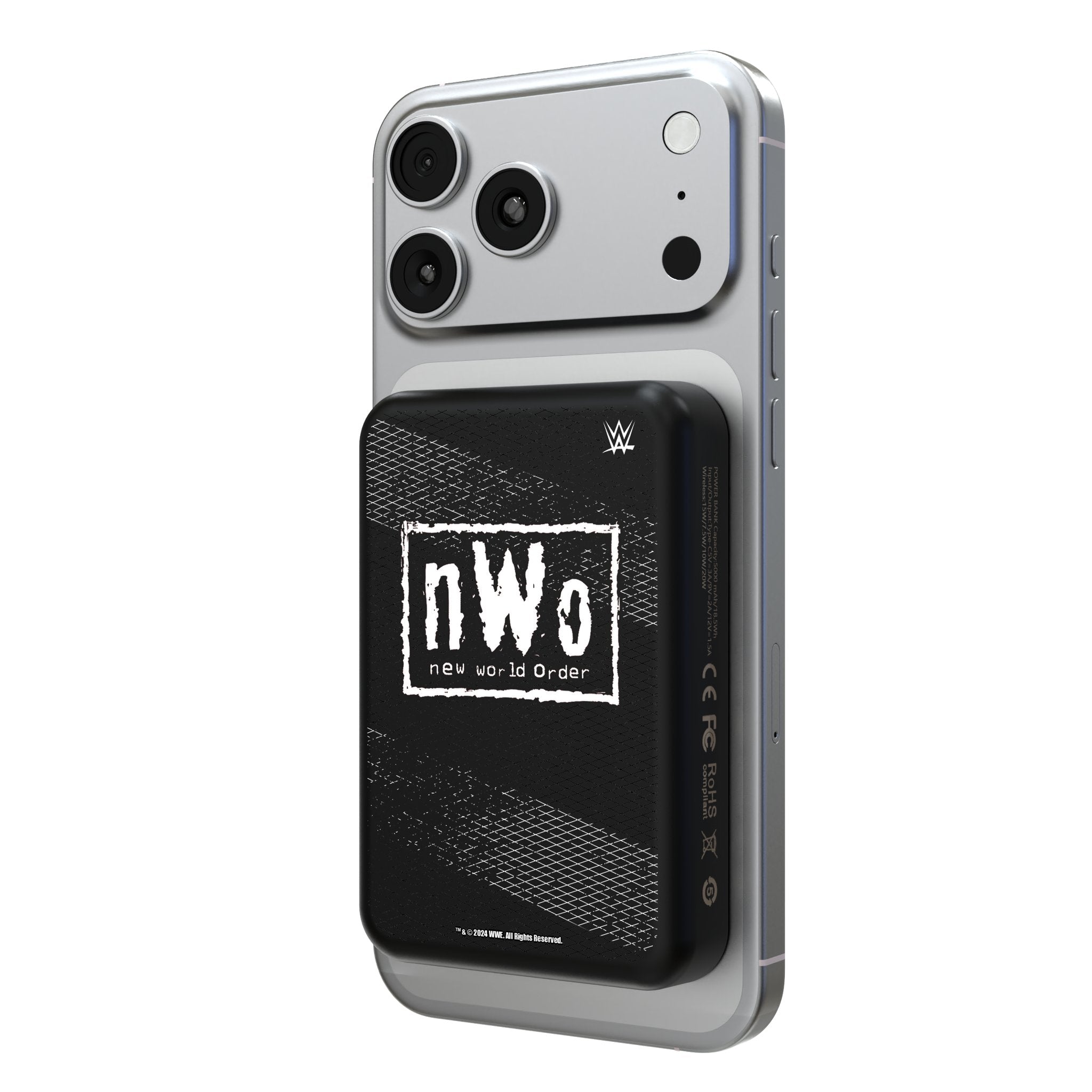 New World Order Steel Wireless Mag Power Bank