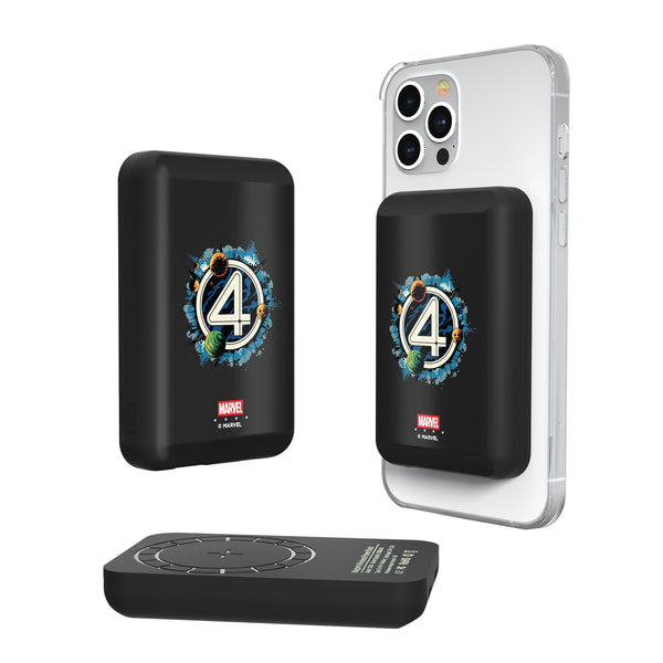 Marvel Fantastic Four Badge Wireless Mag Power Bank