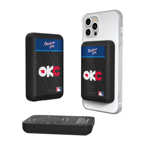 Oklahoma City Baseball Club Endzone Plus Wireless Mag Power Bank