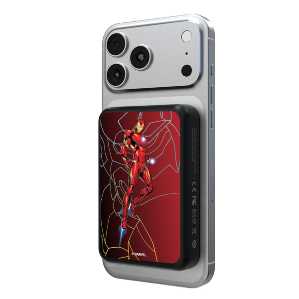 Marvel Avengers Iron Man MechLine Wireless Mag Power Bank