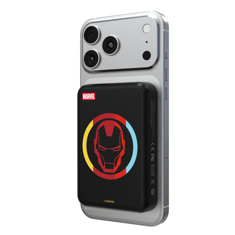 Marvel Avengers Iron Man Sigil Wireless Mag Power Bank