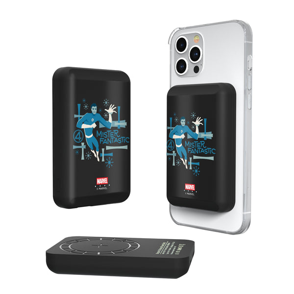 Marvel Mister Fantastic Badge Wireless Mag Power Bank