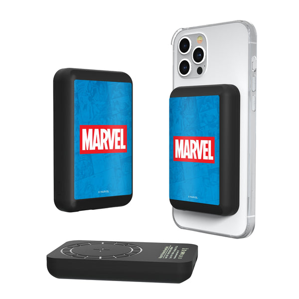 Marvel Comics Marvel Logo Wireless Mag Power Bank
