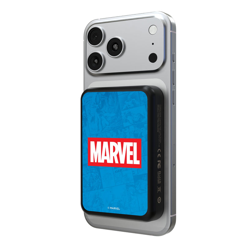 Marvel Comics Marvel Logo Wireless Mag Power Bank