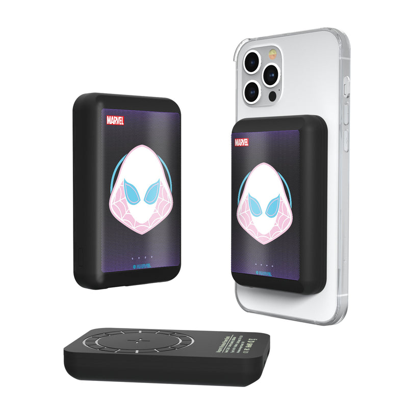 Marvel Spider-Gwen Grid Wireless Mag Power Bank