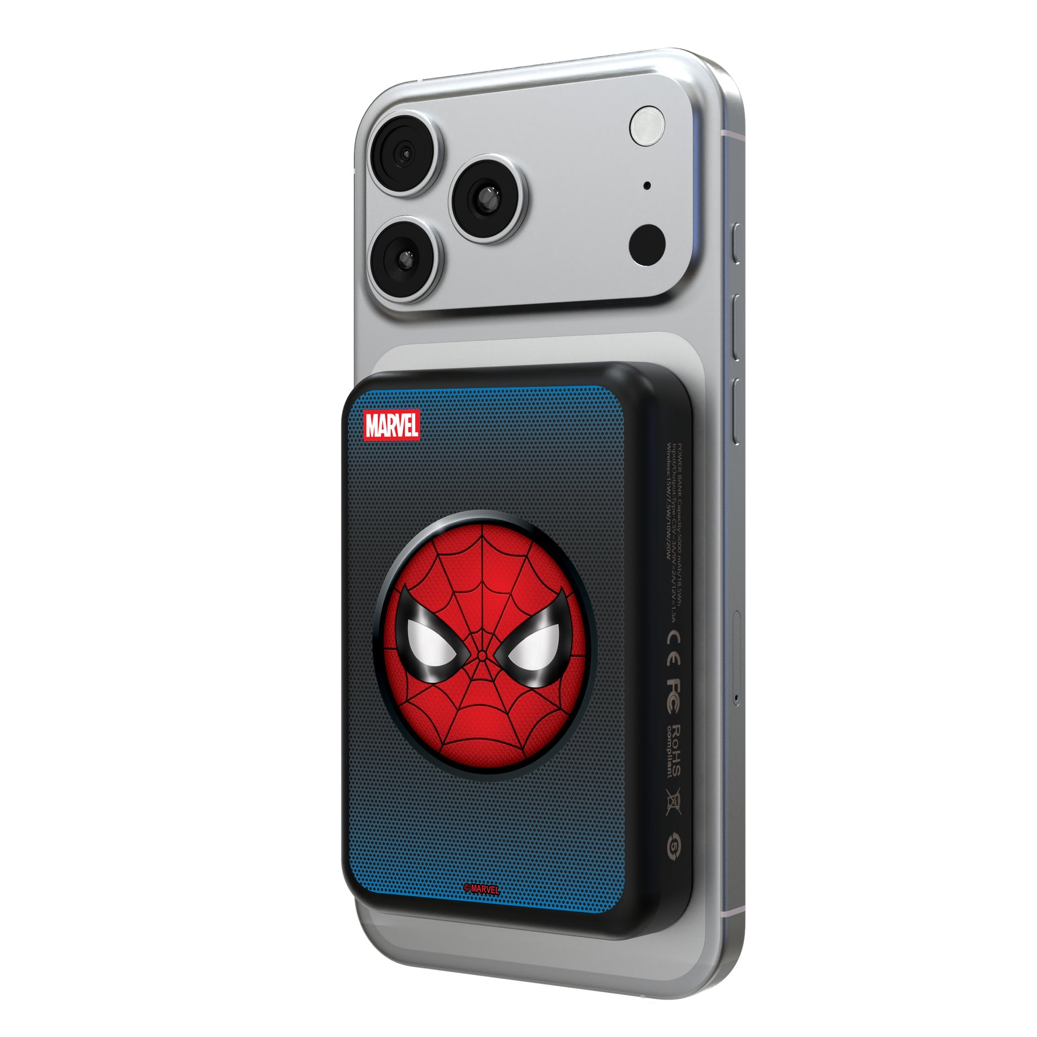 Marvel Spider-Man Grid Wireless Mag Power Bank