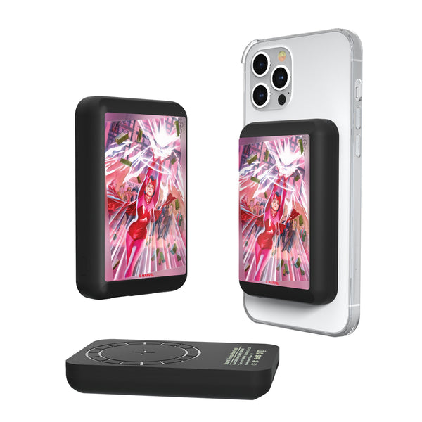 Marvel Avengers Scarlet Witch Cover Art Wireless Mag Power Bank
