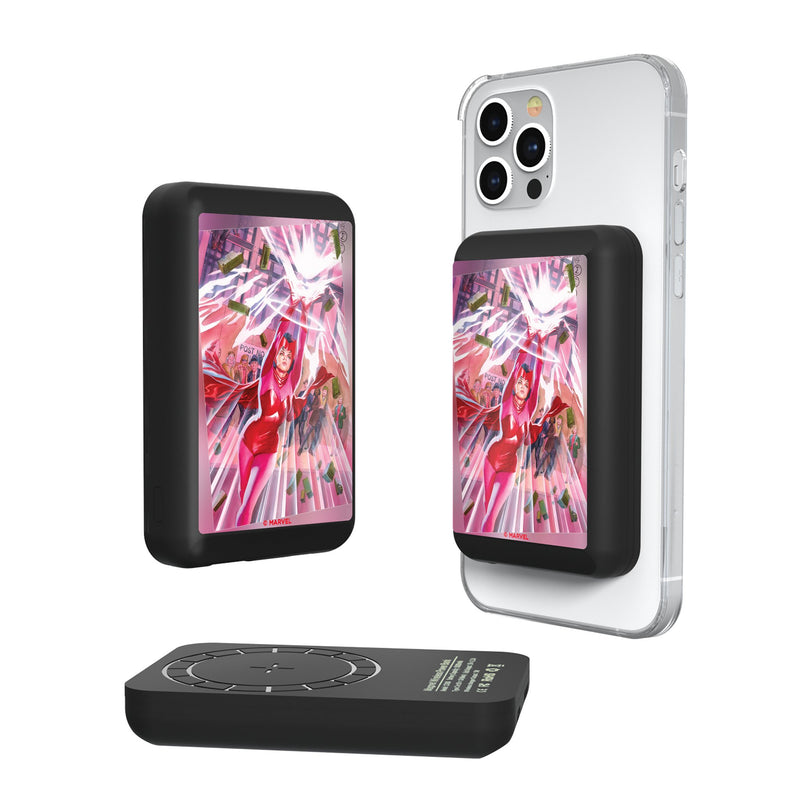 Marvel Avengers Scarlet Witch Cover Art Wireless Mag Power Bank