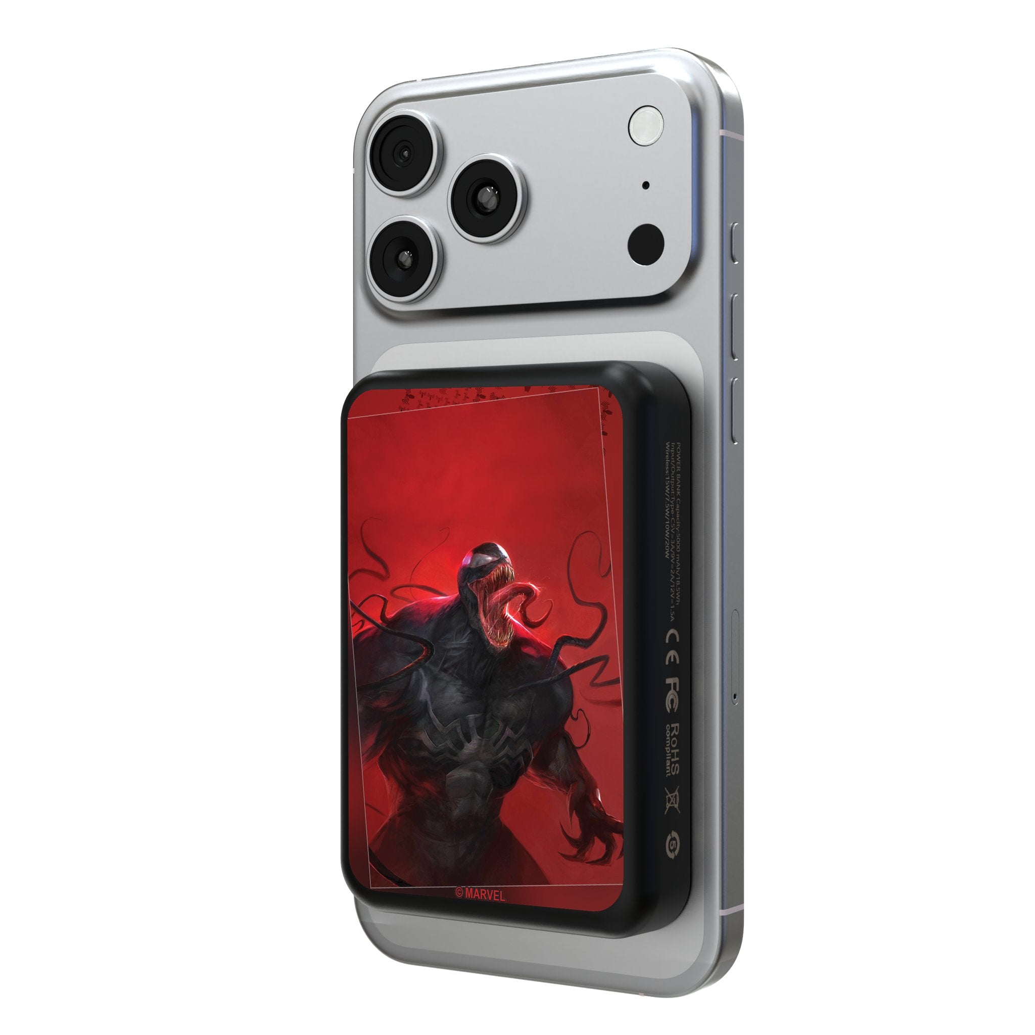 Marvel Venom Cover Art Wireless Mag Power Bank