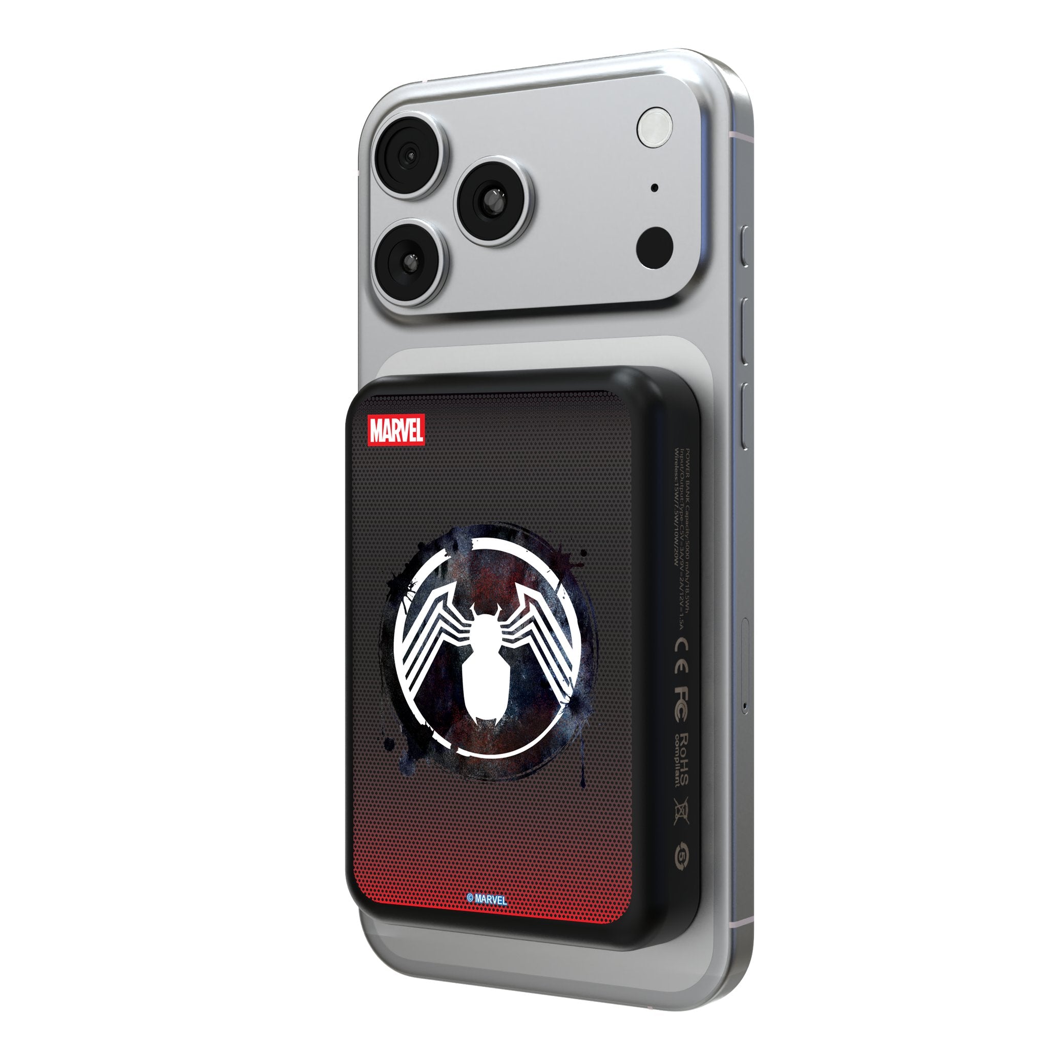 Marvel Venom Grid Wireless Mag Power Bank