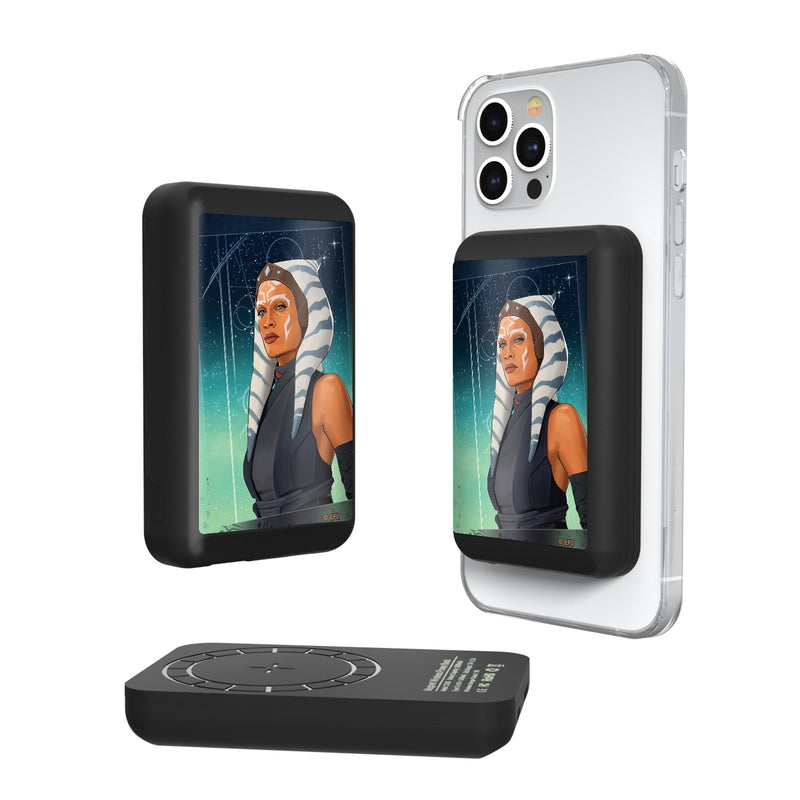 Star Wars Ahsoka Portrait Wireless Mag Power Bank