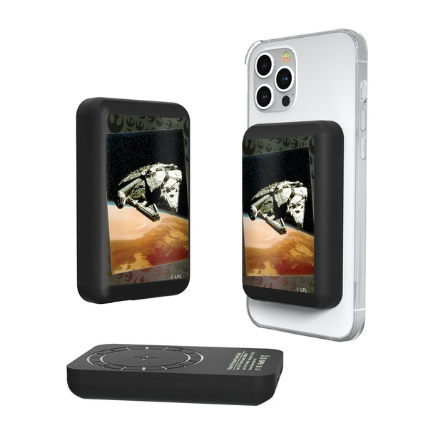 Star Wars Millennium Falcon Portrait Wireless Mag Power Bank