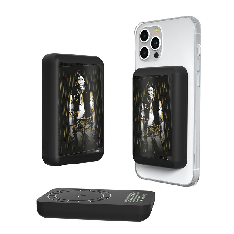 Star Wars Han Solo Portrait Wireless Mag Power Bank