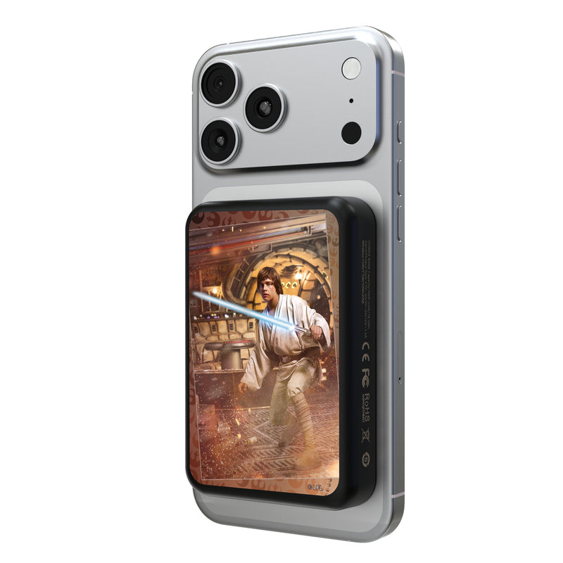 Star Wars Luke Skywalker Portrait Wireless Mag Power Bank