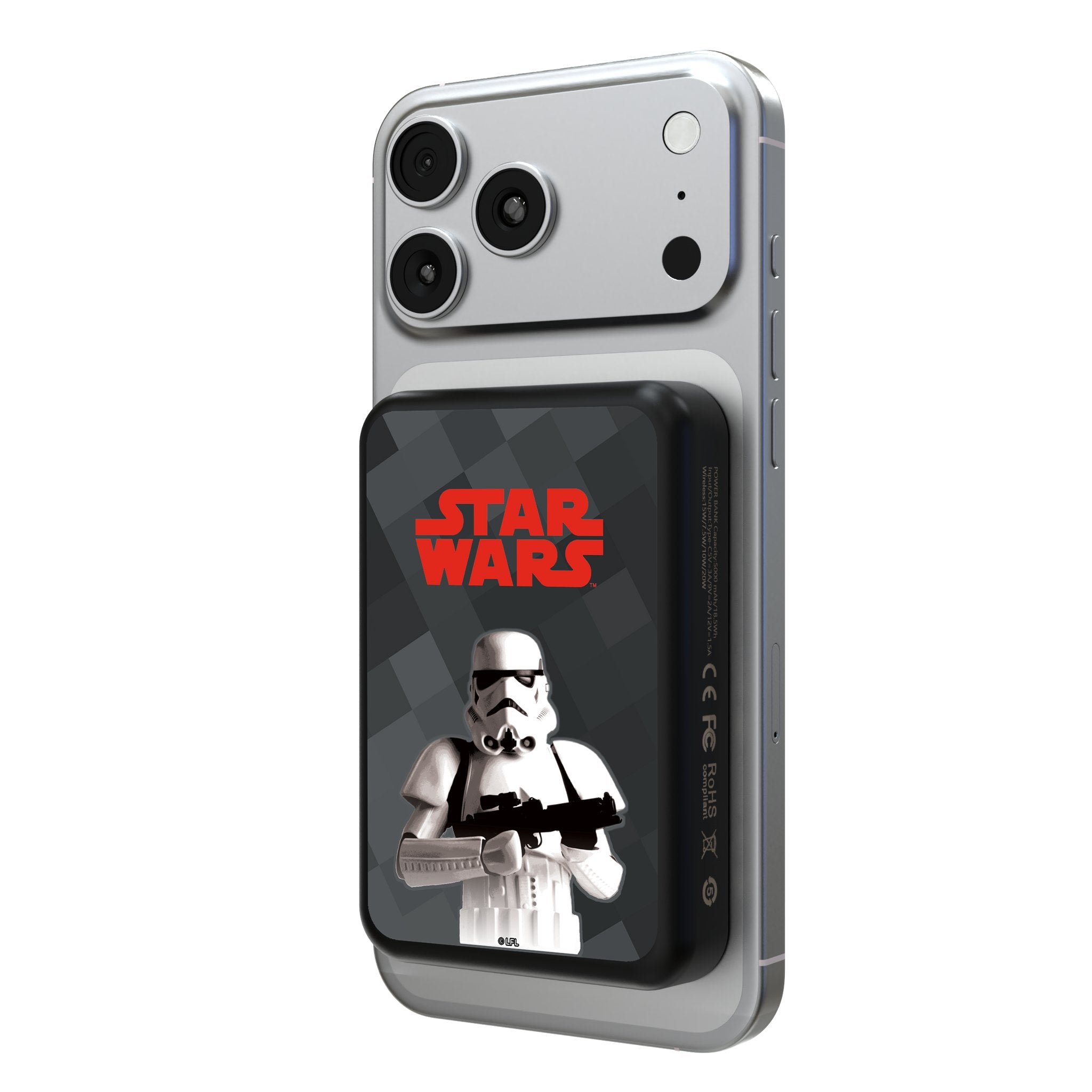 Star Wars Stormtrooper Color Block Wireless Mag Power Bank