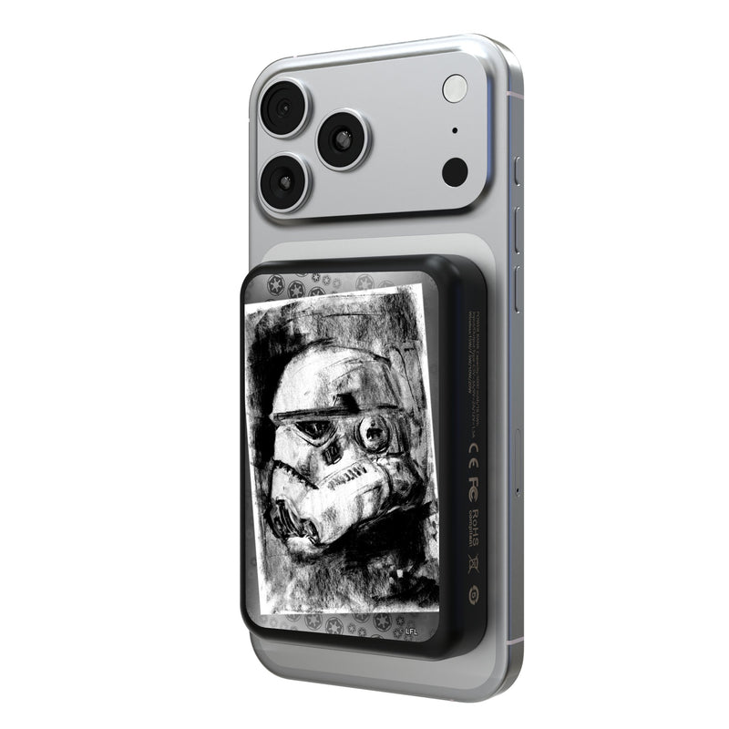 Star Wars Stormtrooper Portrait Wireless Mag Power Bank