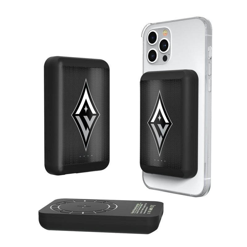 Las Vegas Aces Linen Wireless Mag Power Bank