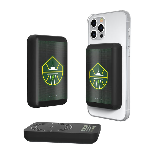 Seattle Storm Linen Wireless Mag Power Bank