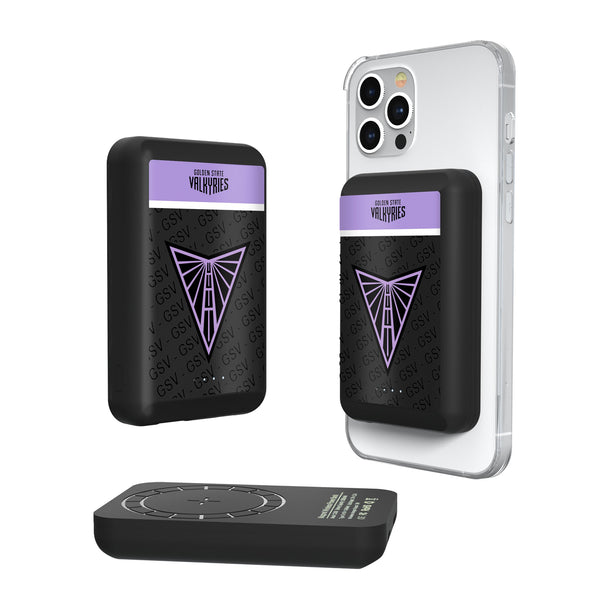 Golden State Valkyries Endzone Plus Wireless Mag Power Bank