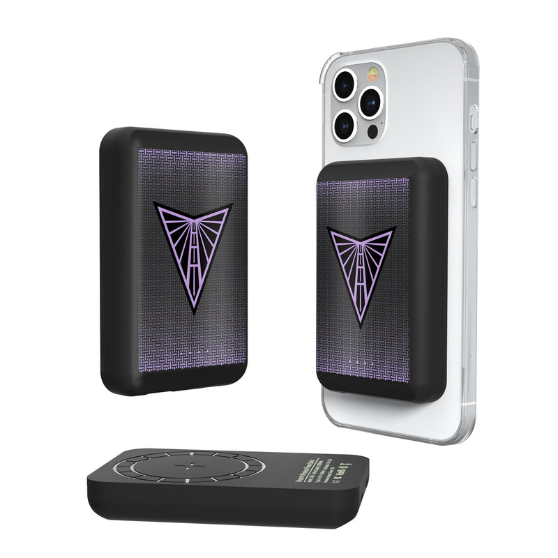 Golden State Valkyries Linen Wireless Mag Power Bank