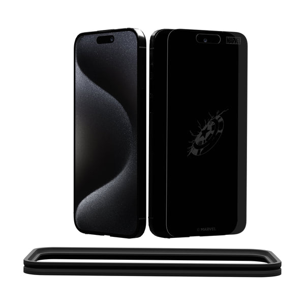 Marvel Avengers Captain America Sigil iPhone Privacy Screen Protector for Apple iPhone