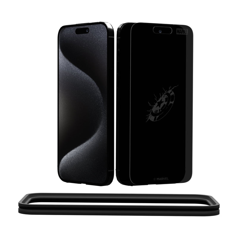Marvel Avengers Captain America Sigil iPhone Privacy Screen Protector for Apple iPhone