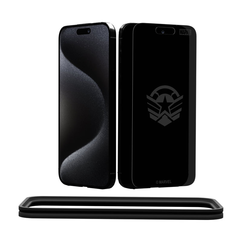 Marvel Avengers Sam Wilson Captain America Sigil iPhone Privacy Screen Protector for Apple iPhone