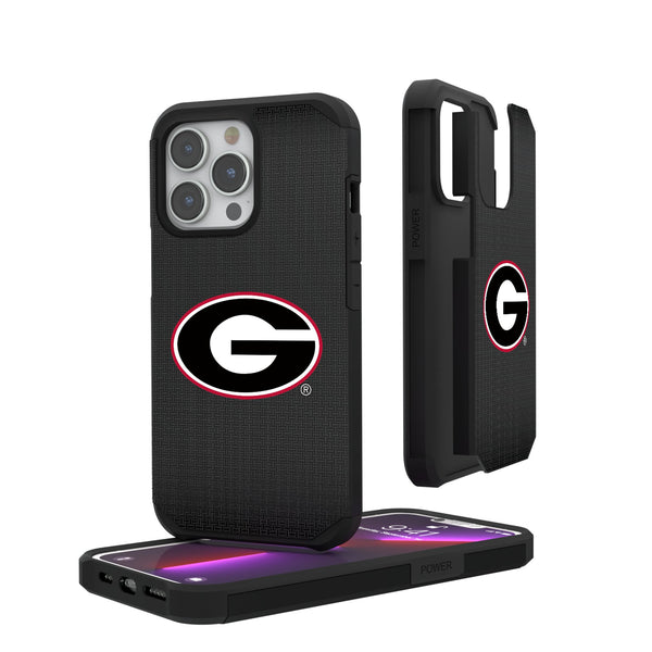 University of Georgia Bulldogs Linen iPhone Rugged Phone Case for Apple iPhone