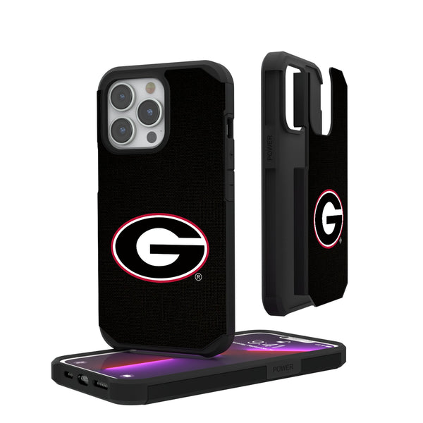 University of Georgia Bulldogs Solid iPhone Rugged Phone Case for Apple iPhone