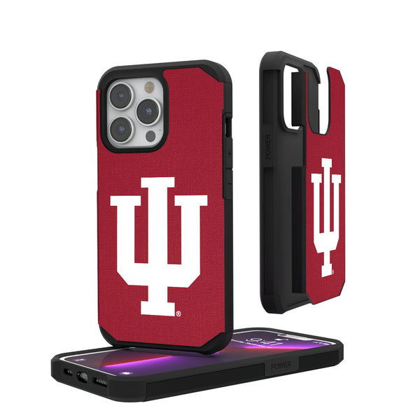 Indiana University Hoosiers Solid iPhone Rugged Phone Case for Apple iPhone
