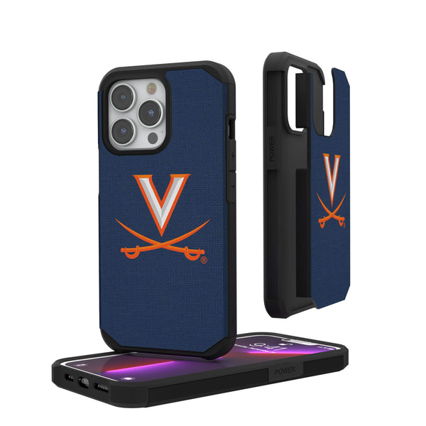 University of Virginia Cavaliers Solid iPhone Rugged Phone Case