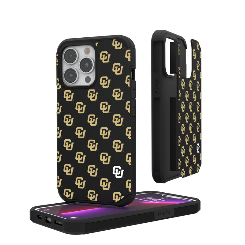 University of Colorado Buffaloes Fashion Pattern iPhone Rugged Phone Case for Apple iPhone