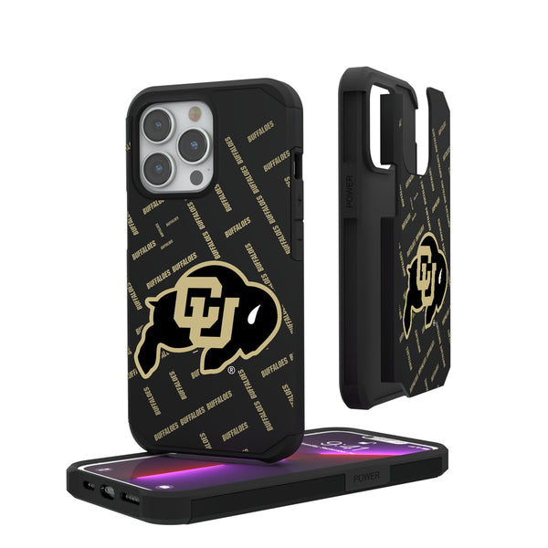 University of Colorado Buffaloes Quadtile iPhone Rugged Phone Case for Apple iPhone