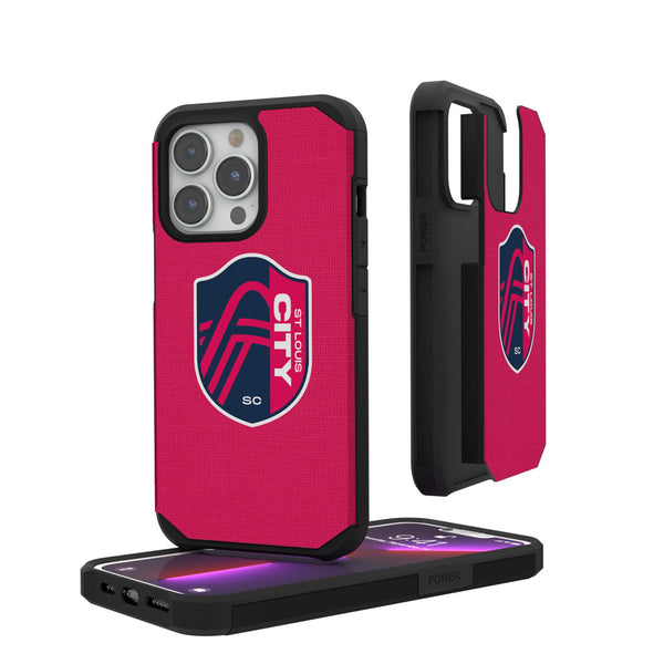 St. Louis CITY SC  Solid iPhone Rugged Phone Case