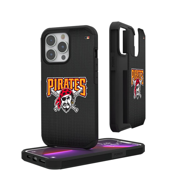 Pittsburgh Pirates 1997-2013 - Cooperstown Collection Linen iPhone Rugged Phone Case