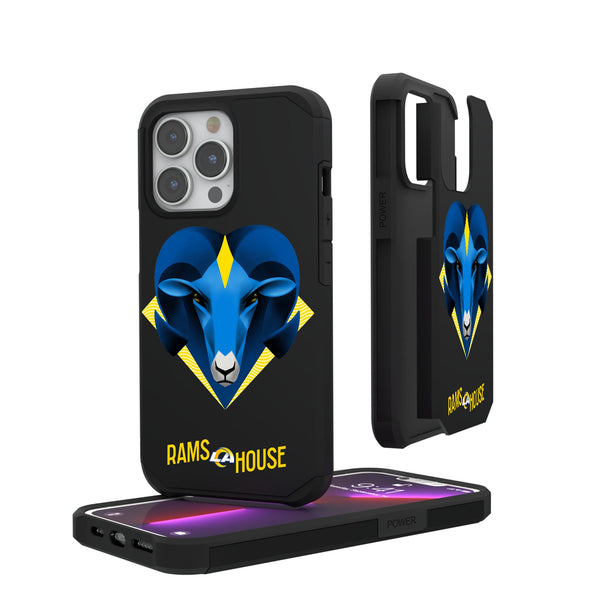 Los Angeles Rams 2024 Illustrated Limited Edition iPhone Rugged Phone Case