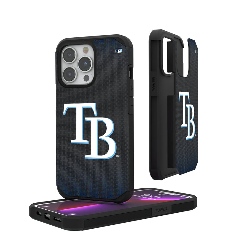 Tampa Bay Rays Linen iPhone Rugged Phone Case