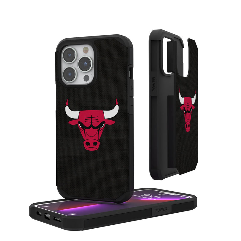 Chicago Bulls Solid iPhone Rugged Phone Case