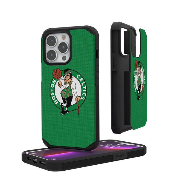 Boston Celtics Solid iPhone Rugged Phone Case