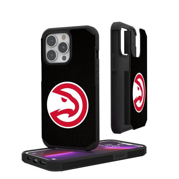 Atlanta Hawks Solid iPhone Rugged Phone Case for Apple iPhone