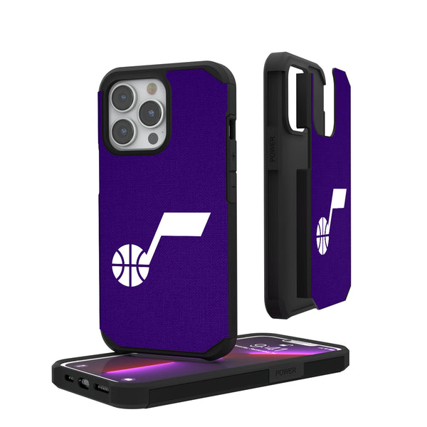 Utah Jazz Solid iPhone Rugged Phone Case for Apple iPhone